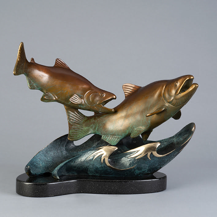 Jacques & Mary Regat — Bronze Sculpture